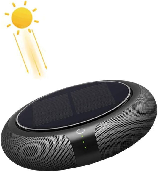 Solar-Powered Circular Car Air Purifier