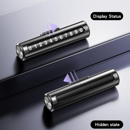 Car Phone Number Display Card