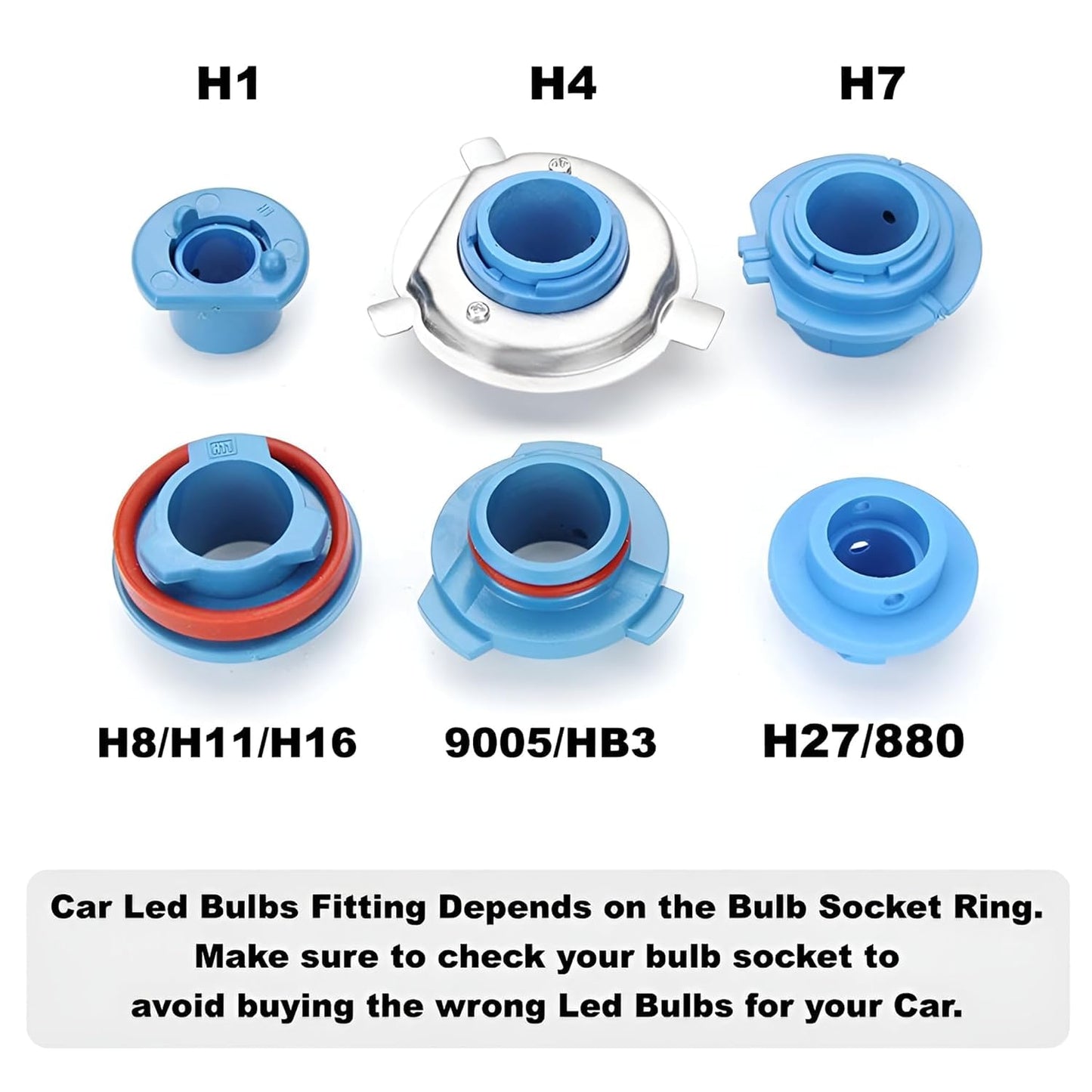 300W High-Power Car LED Headlight Bulbs