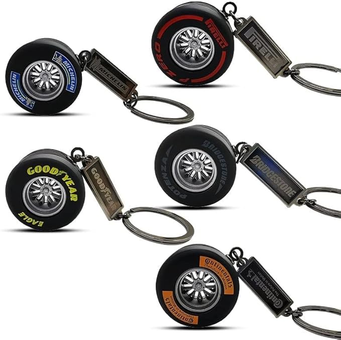 F1 Style Tyre Keychain