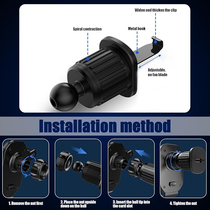 Universal Car Mobile Stand for AC Vent