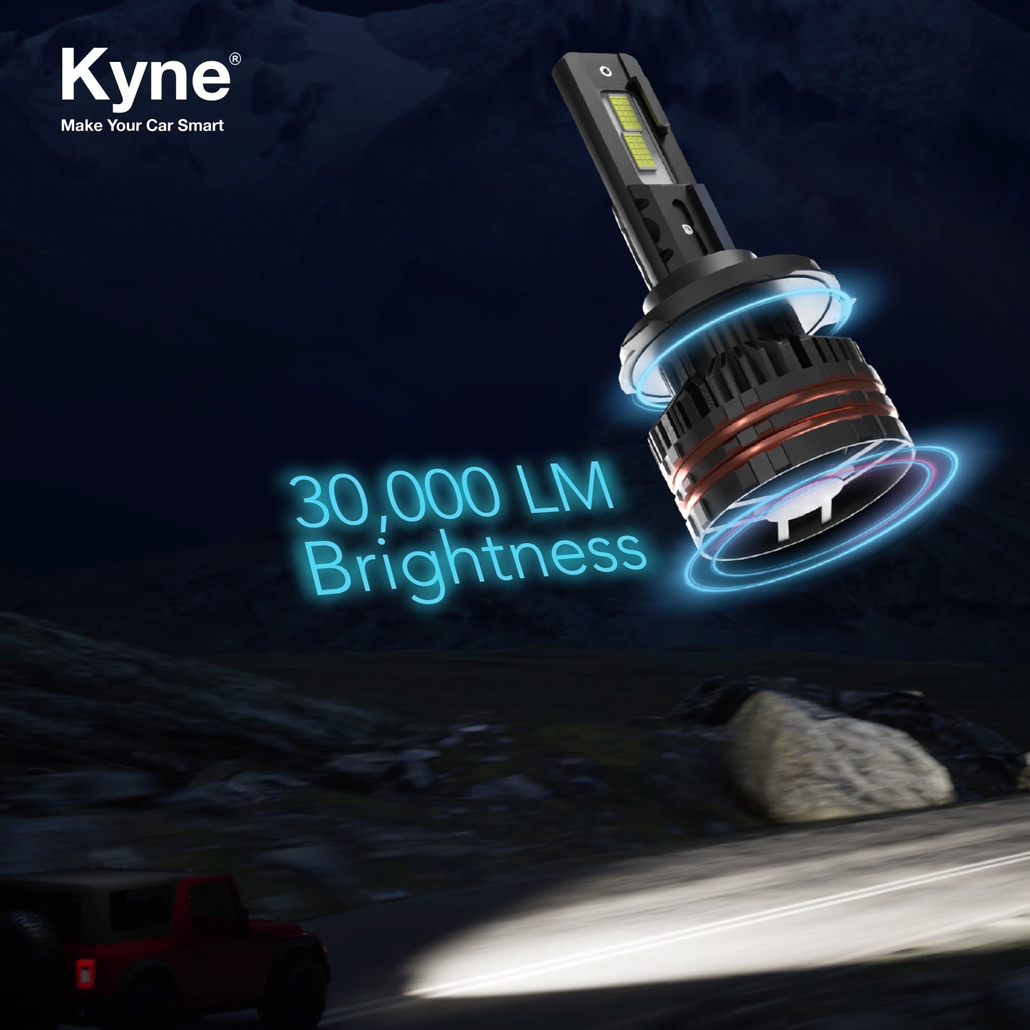 300W High-Power Car LED Headlight Bulbs