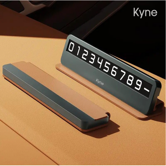 Magnetic Temporary Parking Phone Number Display