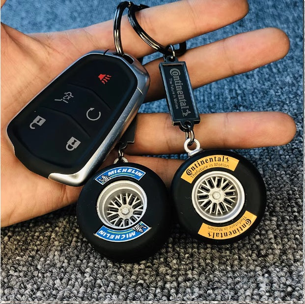 F1 Style Tyre Keychain