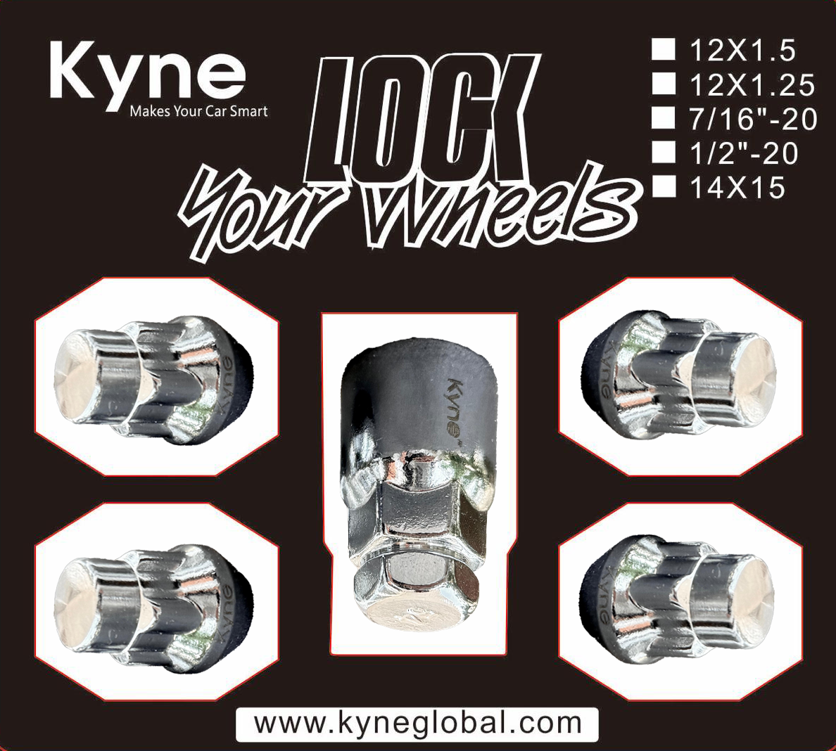 Anti theft Lug nut lock