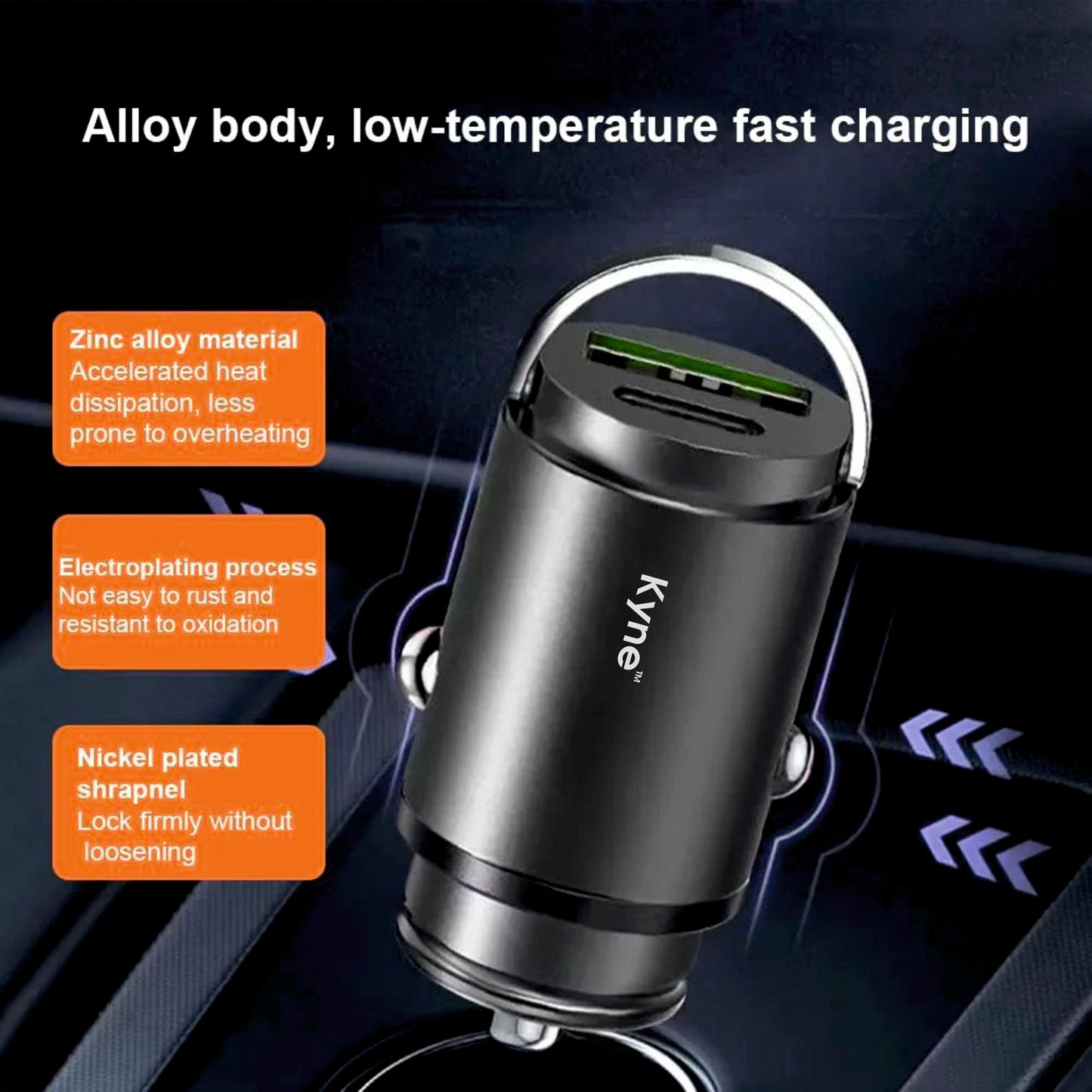 Mini Super Fast PD Car Charger
