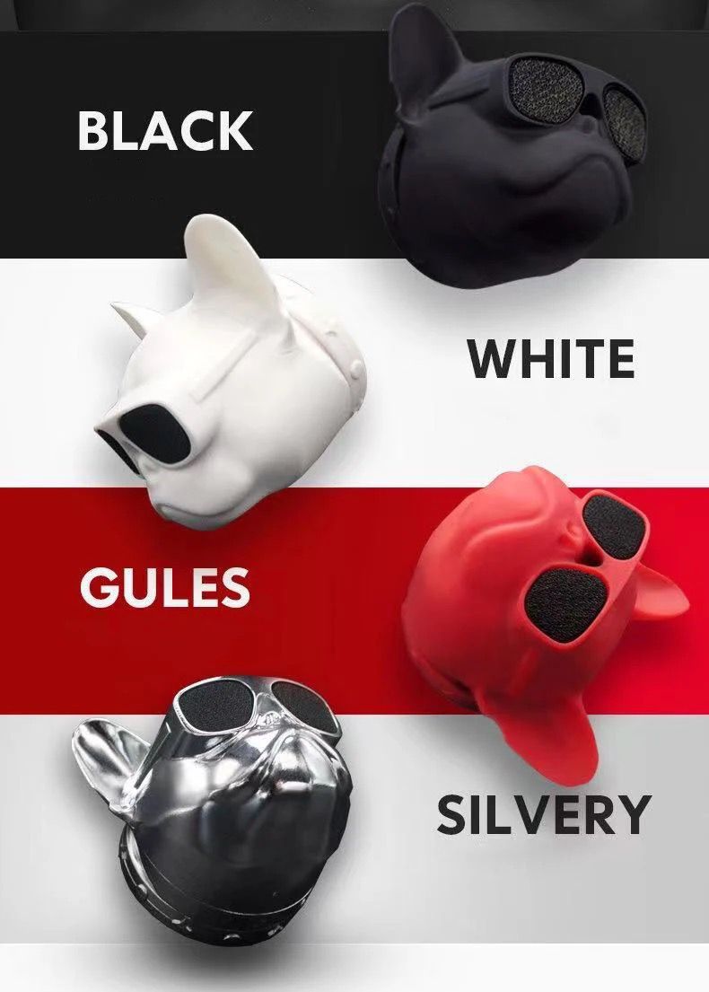 Bulldog Face Car AC vent Perfume with Sunglasses Design, Vent Clip Unique Air Freshner