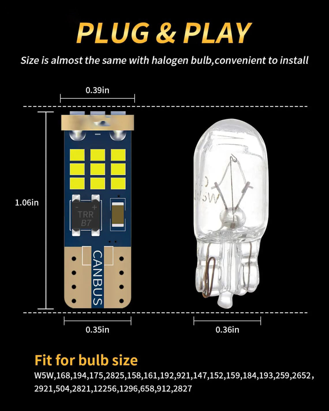Car Parking Bulb (1 YEAR WARRANTY)