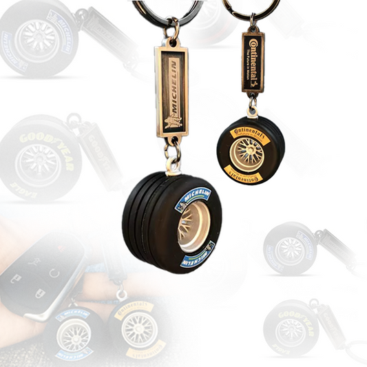 F1 Style Tyre Keychain