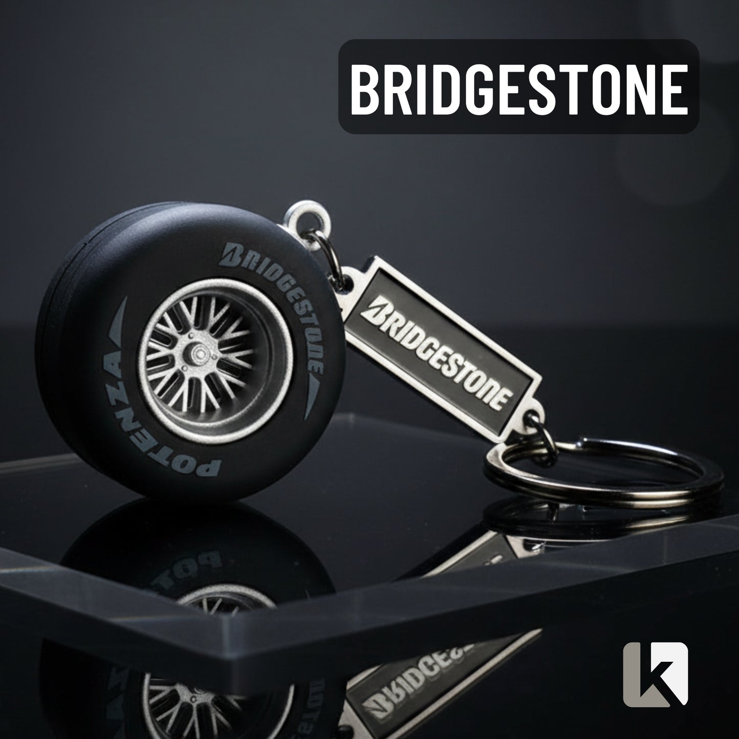 F1 Style Tyre Keychain