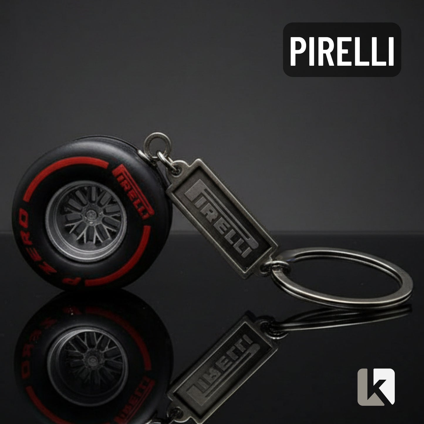 F1 Style Tyre Keychain