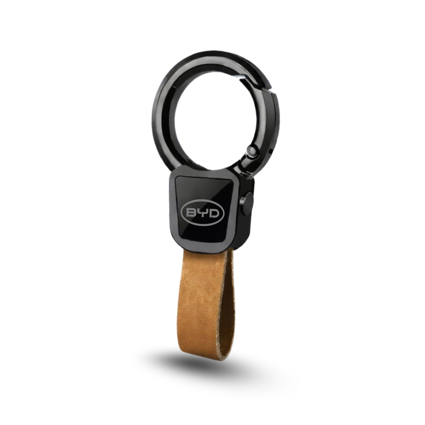 Premium Metal Car Keychain with Leather Strap