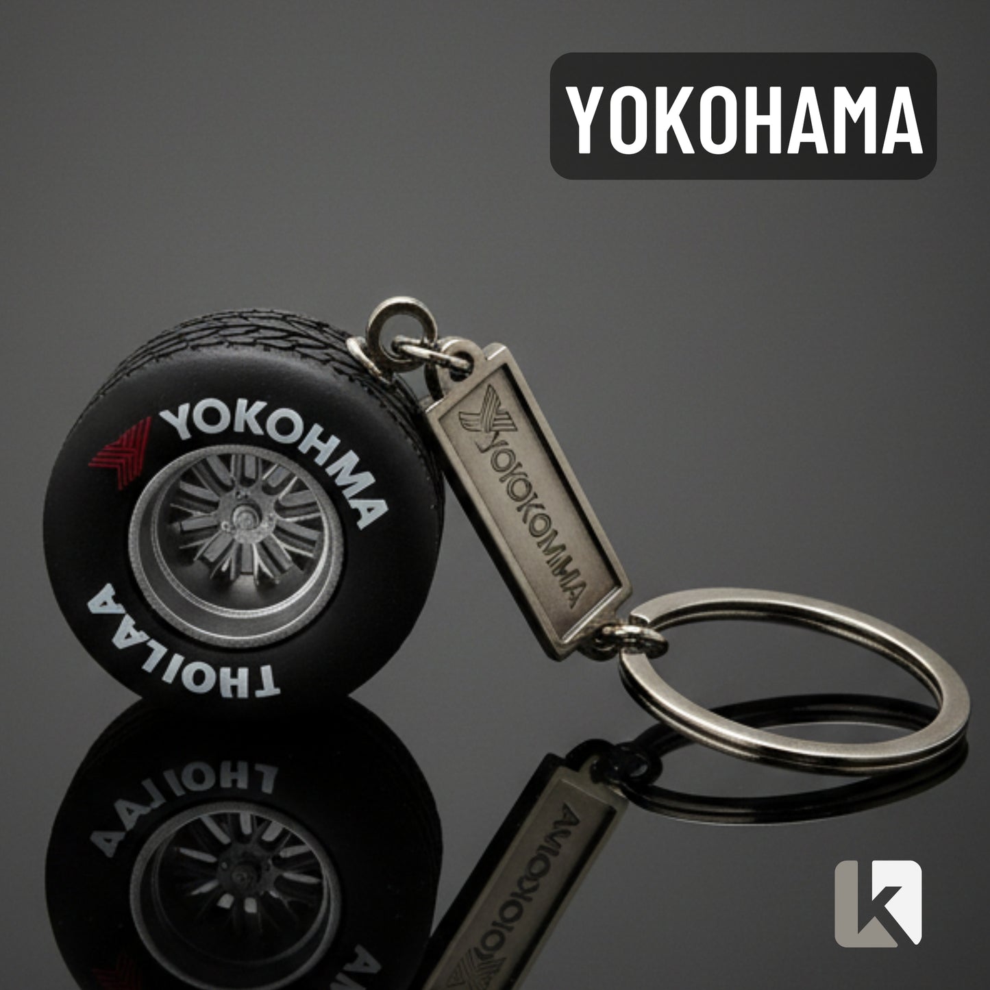 F1 Style Tyre Keychain
