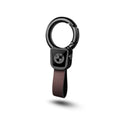 Premium Metal Car Keychain with Leather Strap