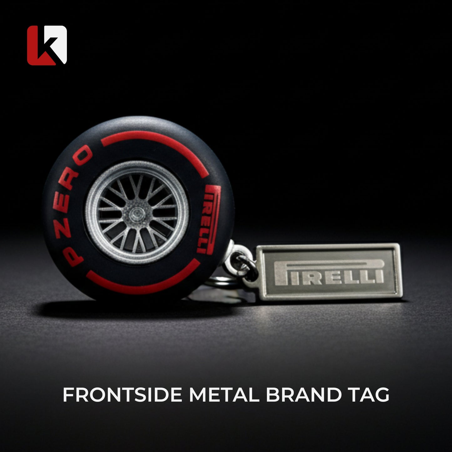 F1 Style Tyre Keychain