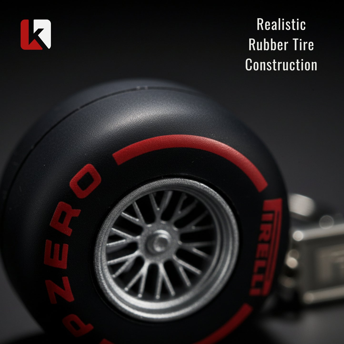 F1 Style Tyre Keychain