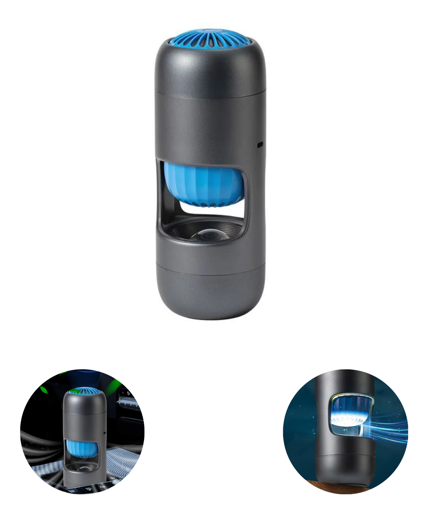 In-Car Air Quality with the Advanced 5-Layer Filtration Car Air Purifier (1 Year Warranty )