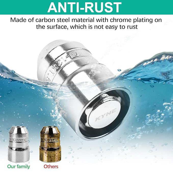 Anti Theft Nut Lock with Double thief Protection For Cars, Thread size ,Specially engineered locking mechanism