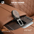 Wooden Car Seat Belt Extender Clip - Universal Fit Metal Buckle with Custom Logo