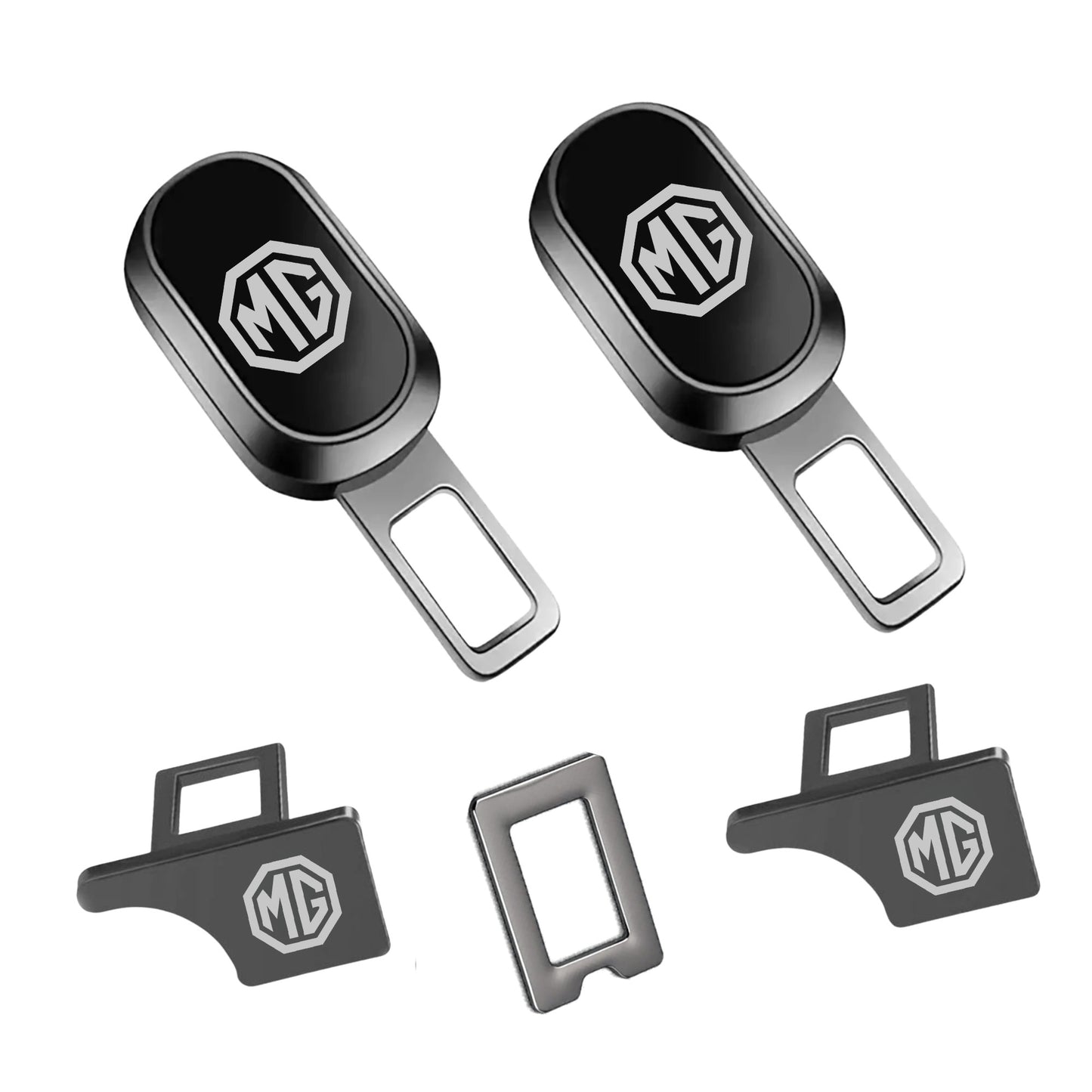 Premium Car Seat Belt Extender Clip - Universal Fit Metal Buckle with Custom Logo