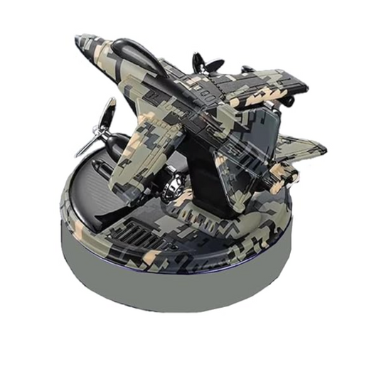 Military Aircraft Figurine Dashboard Perfume