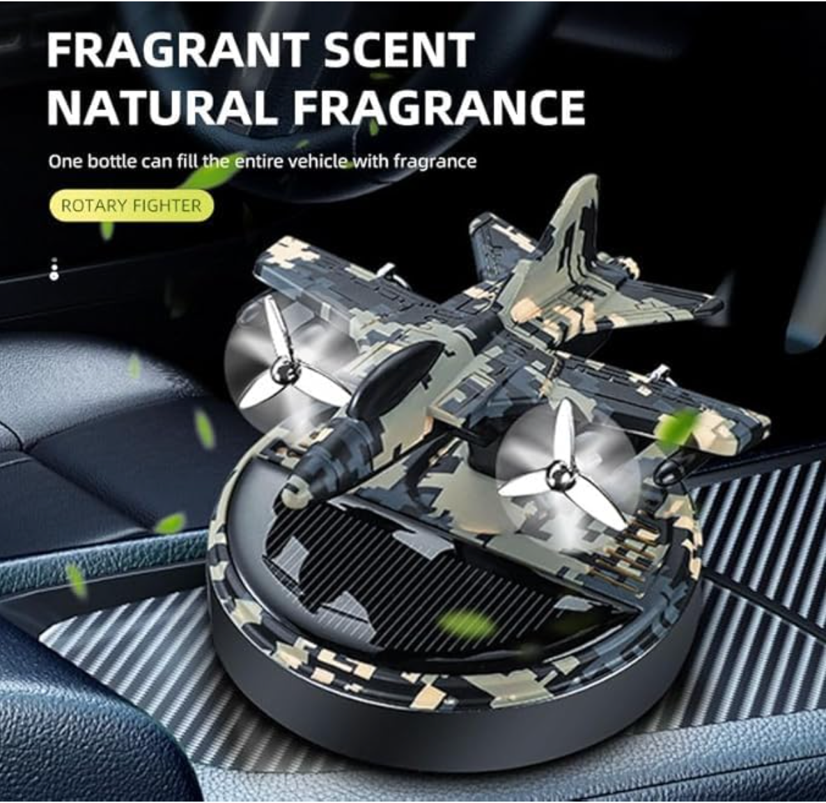 Military Aircraft Figurine Dashboard Perfume
