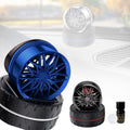 Racing Car Wheels Design Solar Powered Perfume Car Dashboard Diffuser