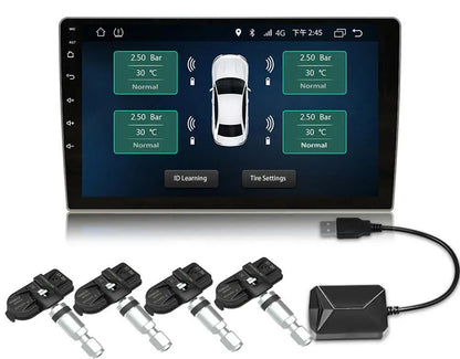 Universal TPMS for Android Devices – Real-Time Tire Pressure Monitoring System for Enhanced Car Safety, Fuel Efficiency, and Reliability