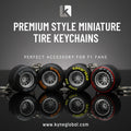 F1 Style Tyre Keychain