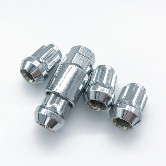 KYNE Anti-Theft Wheel Lock Nut Set — Chrome & Gold | M12 / M14 | Double Theft Protection (Copy)