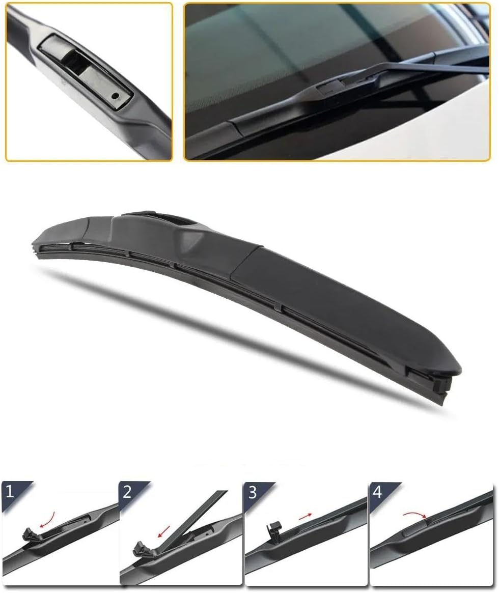 All Weather Performance, Superior Quality Front Windshield Wipper Blades