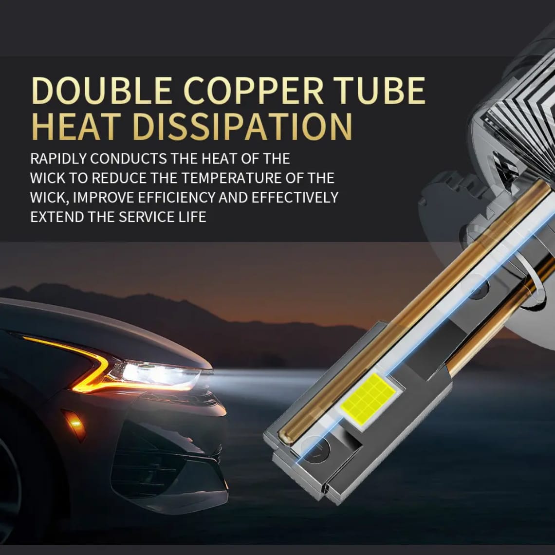 KYNE M13 140W CANBUS D1S/D2S/D3S/D4S/D5S/D8S Turbo fans headlamp led headlight bulb
