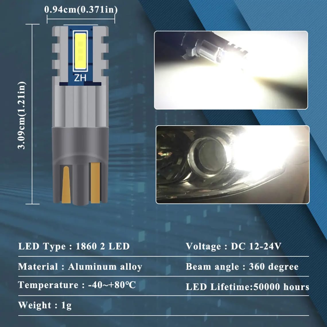 KYNE LED Light Bulb SMD - Parking Light (2Year Warranty)