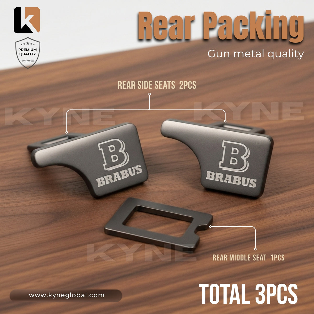 Premium Car Seat Belt Extender Clip - Universal Fit Metal Buckle with Custom Logo
