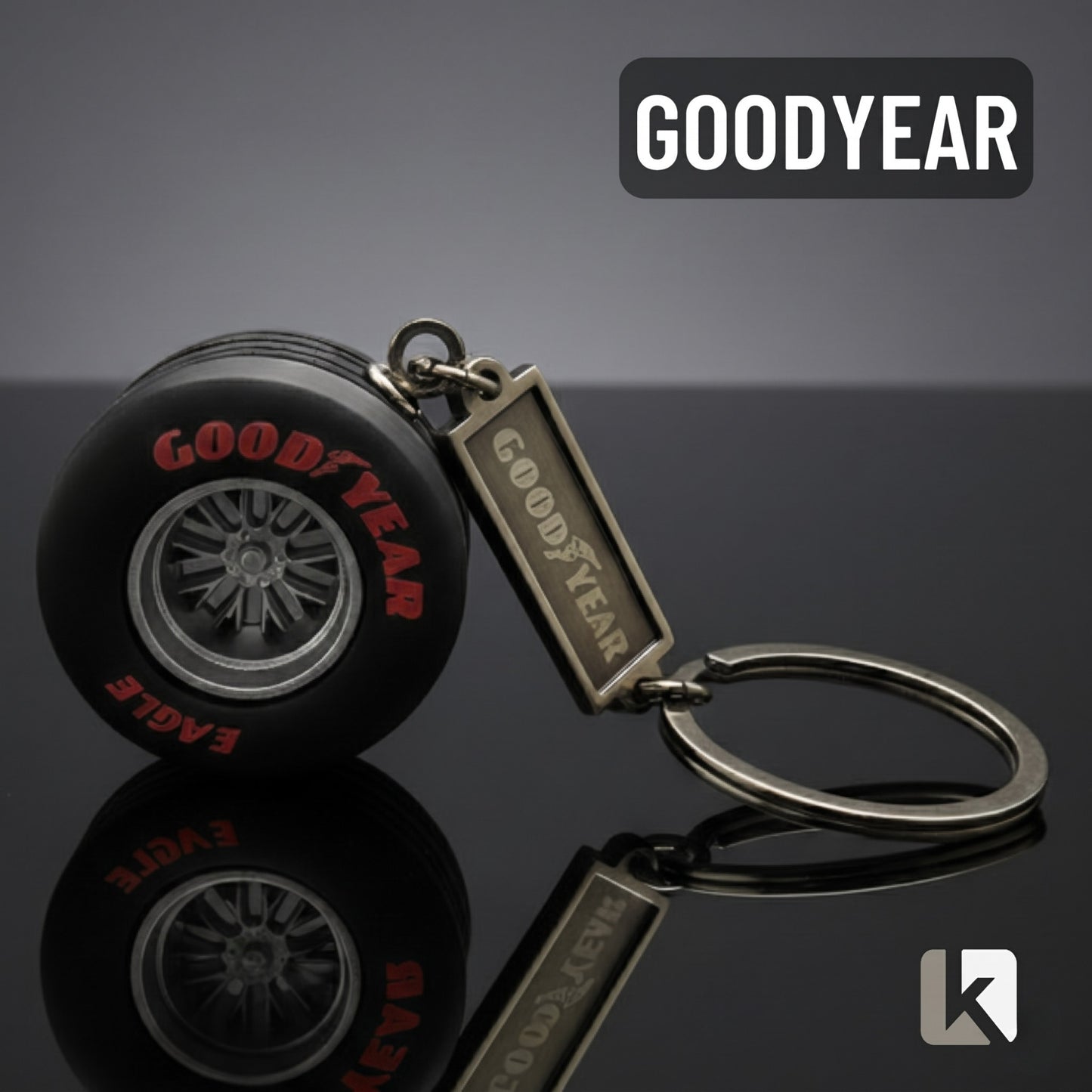 F1 Style Tyre Keychain