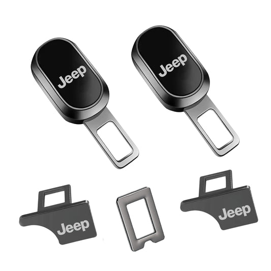 Premium Car Seat Belt Extender Clip - Universal Fit Metal Buckle with Custom Logo