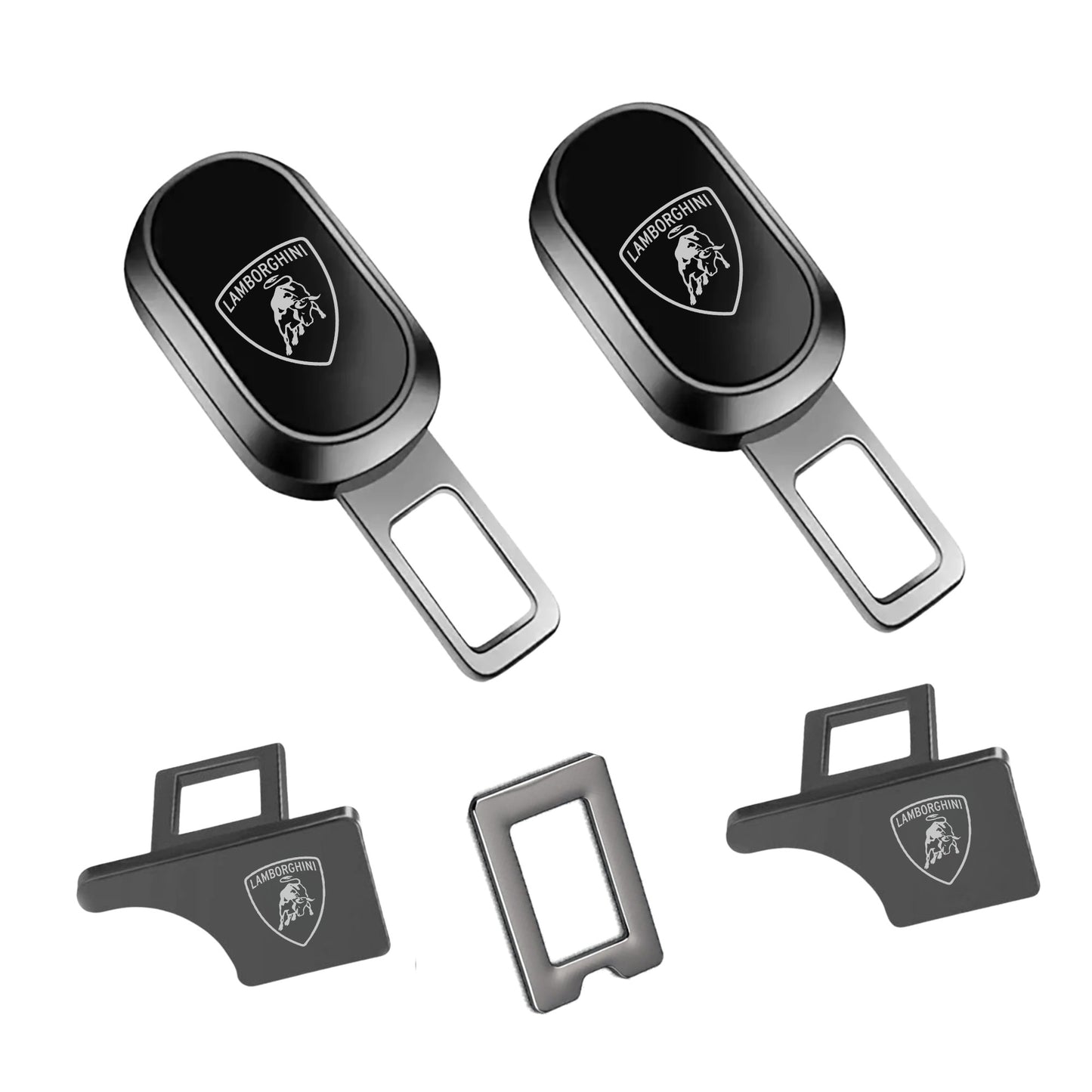 Premium Car Seat Belt Extender Clip - Universal Fit Metal Buckle with Custom Logo