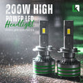 200W LED Headlight Bulbs - High Power Premium with 3-Year Warranty
