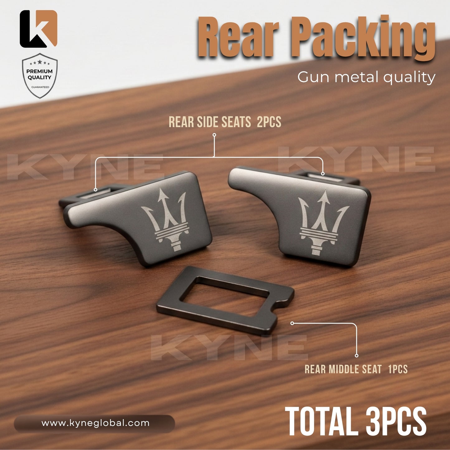 Premium Car Seat Belt Extender Clip - Universal Fit Metal Buckle with Custom Logo