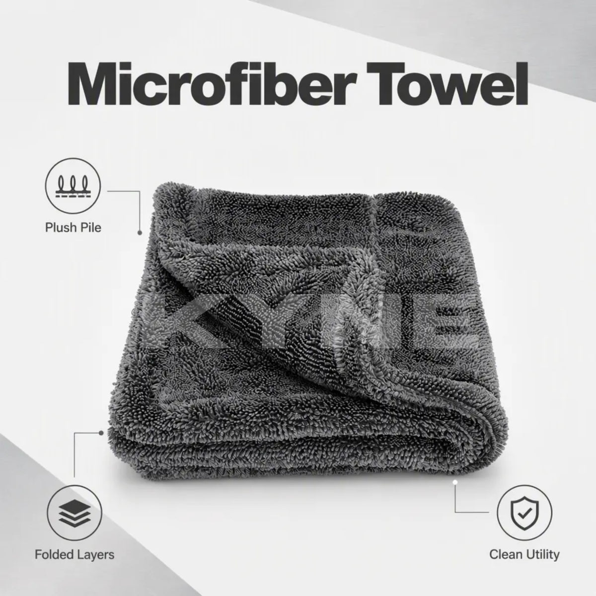 1200 GSM Premium Microfiber Cloth for Car Care