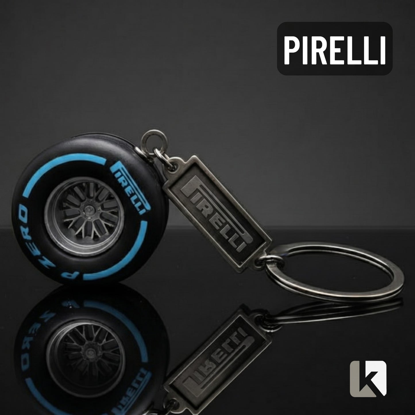 F1 Style Tyre Keychain
