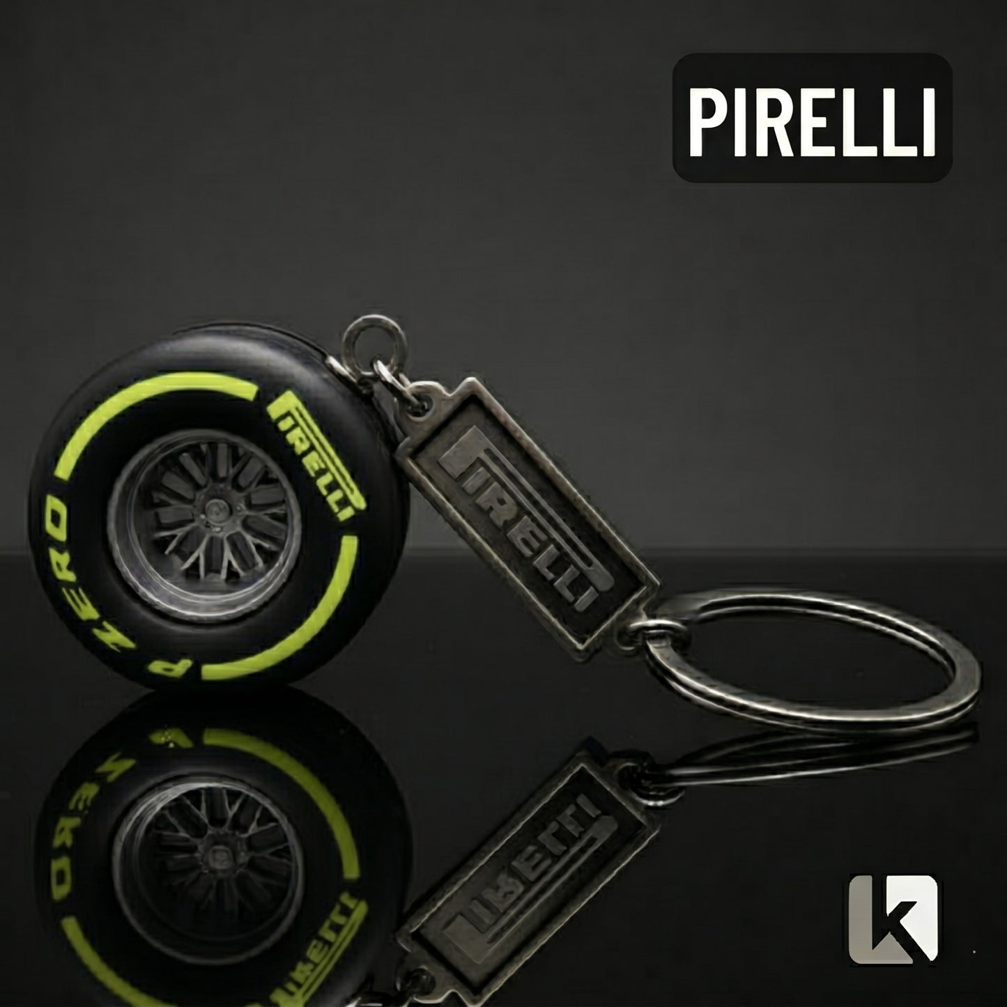 F1 Style Tyre Keychain