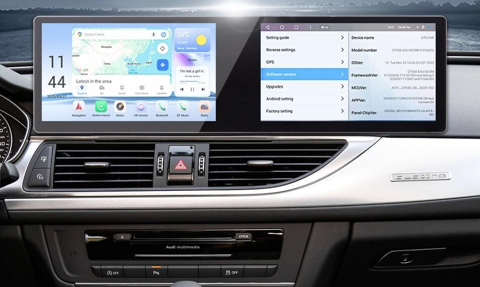 KYNE 2K 21.6" Dual-Screen Android Player (10.1" + 10.1")
