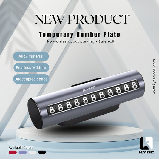 Car Phone Number Display Card