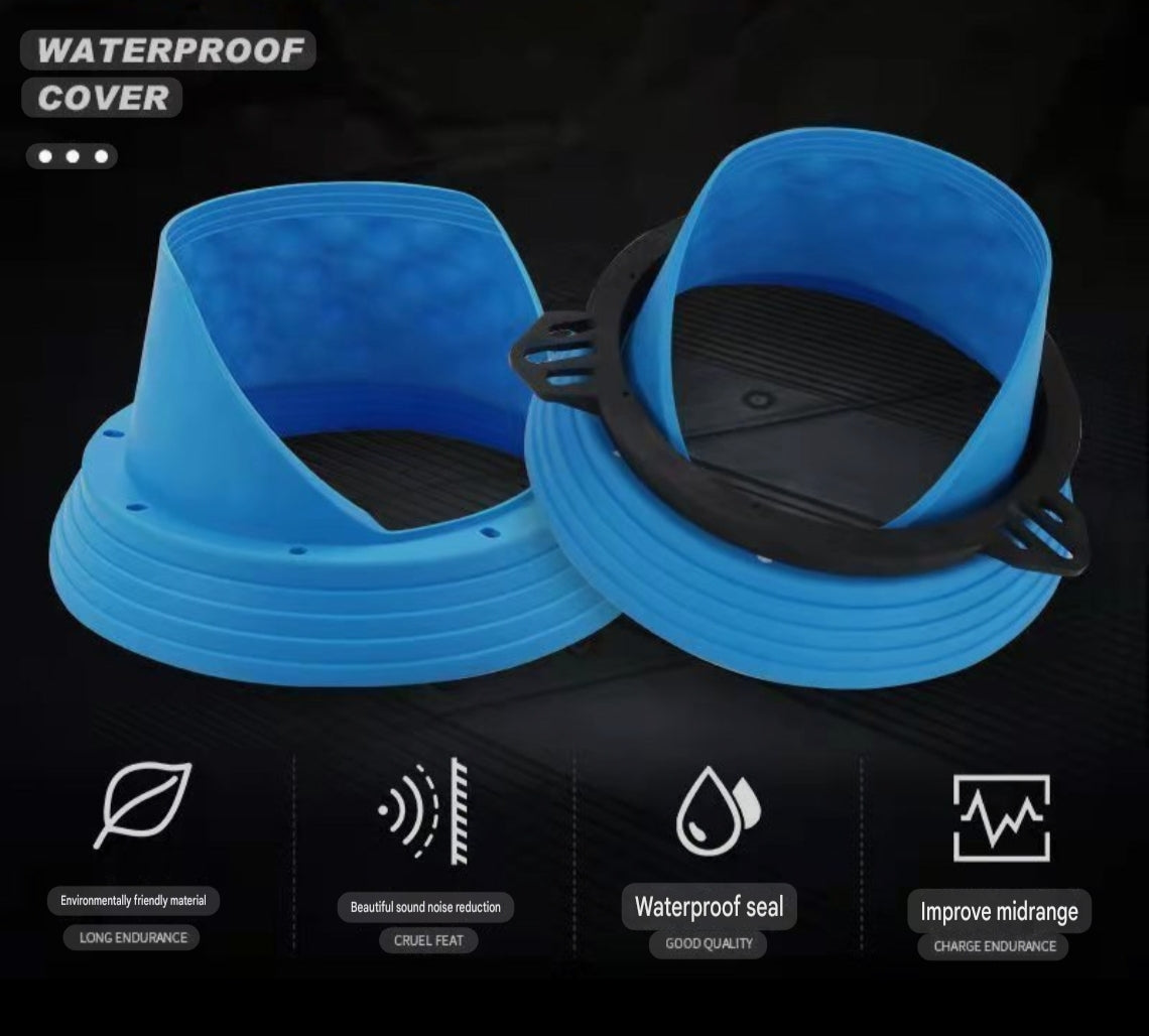 Car Speaker Baffle Waterproof and Dustproof Cover Blue