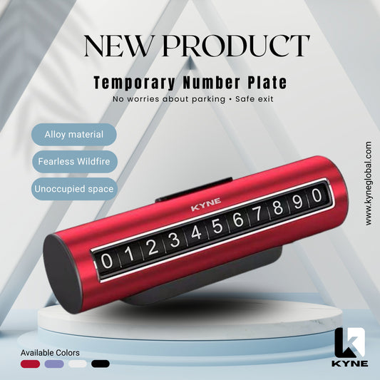 Car Phone Number Display Card