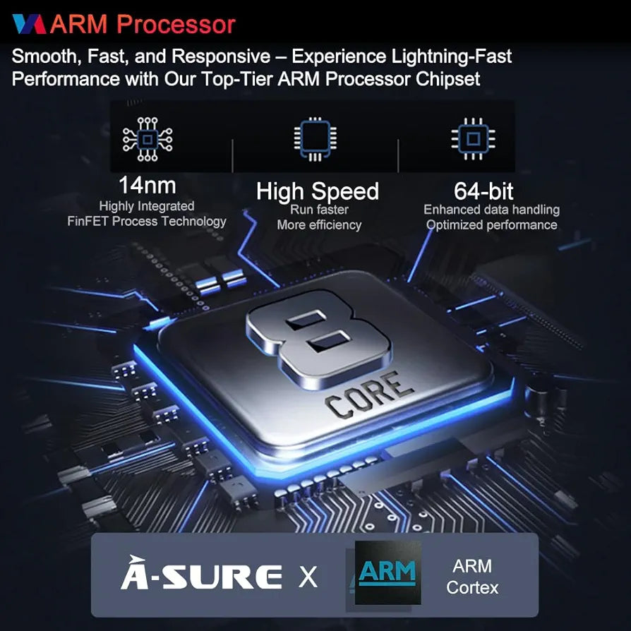 KYNE 2K 13.1" Double Din Android Player (Tablet-Style)