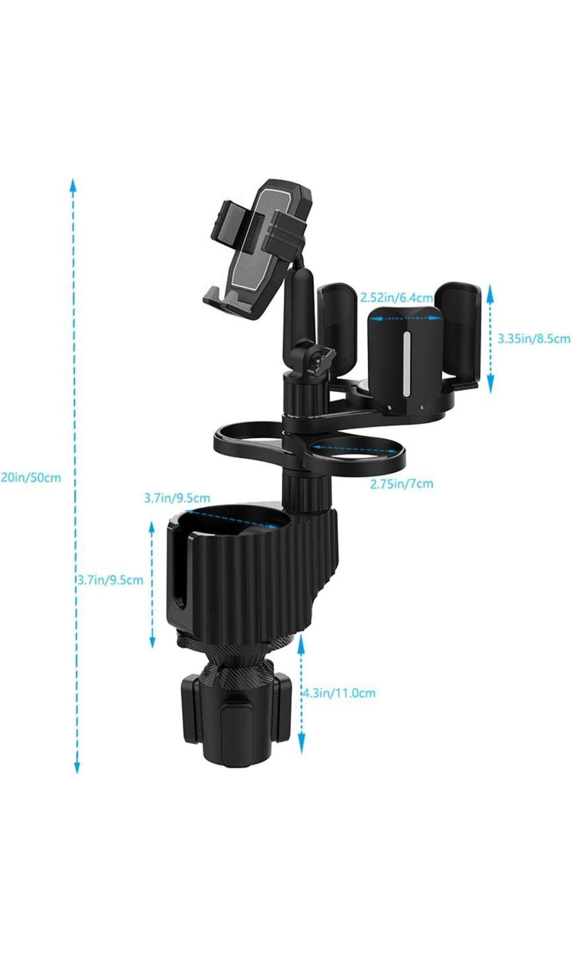 Vehicle Folding Tray Bracket with Cup Holder