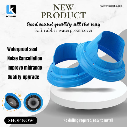 Car Speaker Baffle Waterproof and Dustproof Cover Blue