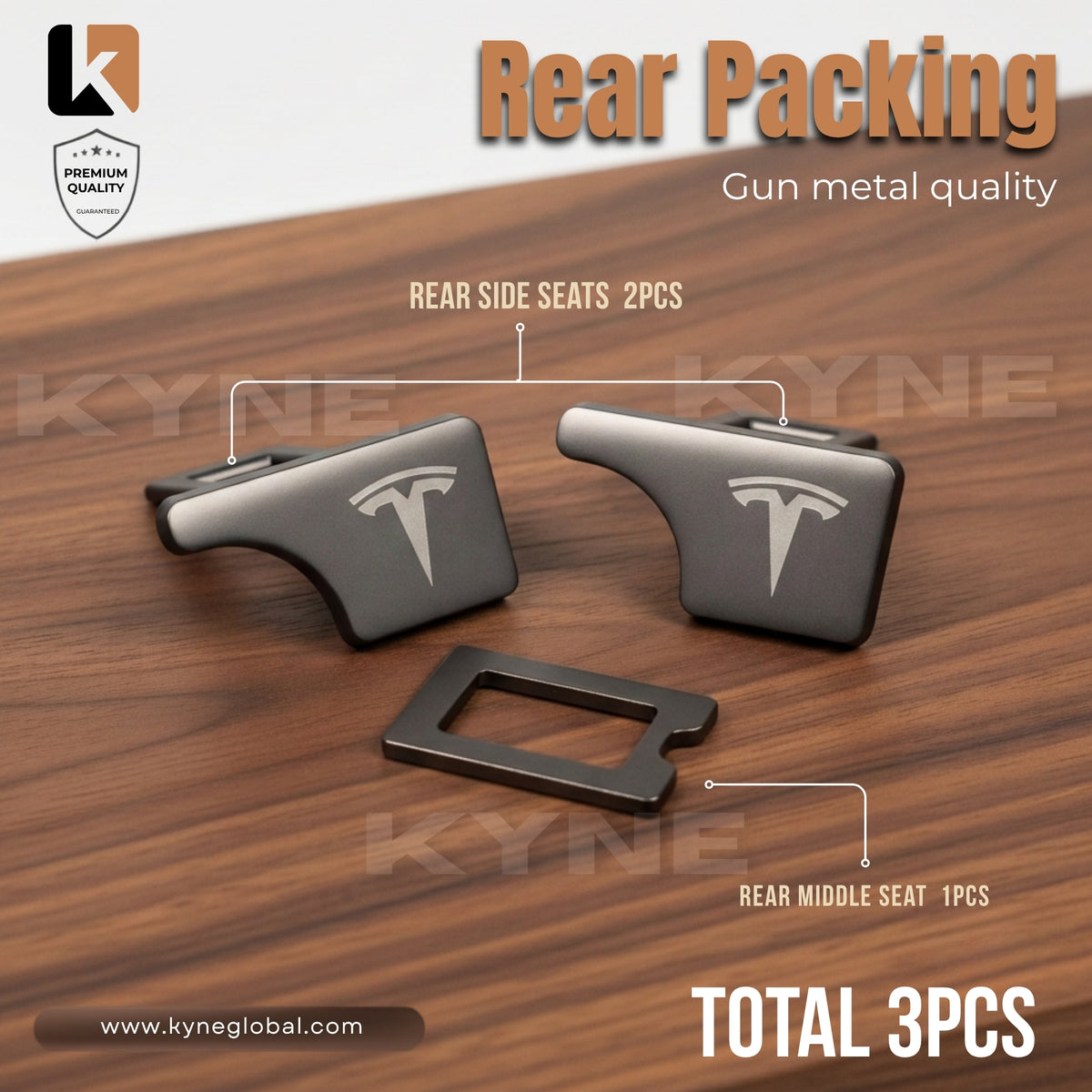 Premium Car Seat Belt Extender Clip - Universal Fit Metal Buckle with Custom Logo